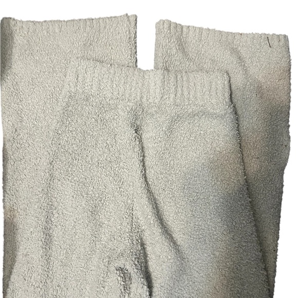 SKIMS Womens Cozy Knit Lounge Pants Teddy Fleece Pajama Bottoms Pastel Green - Picture 3 of 6